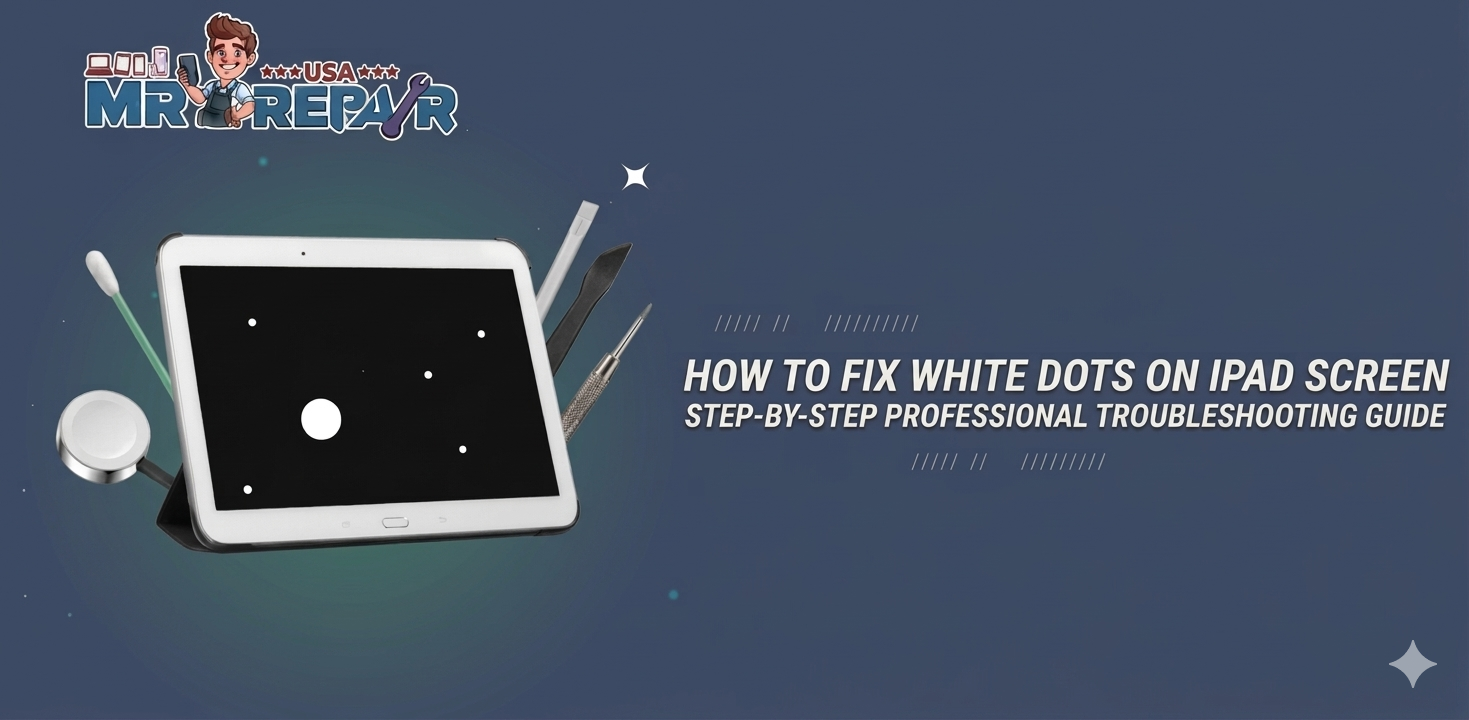 How To Fix White Dots on iPad Screen