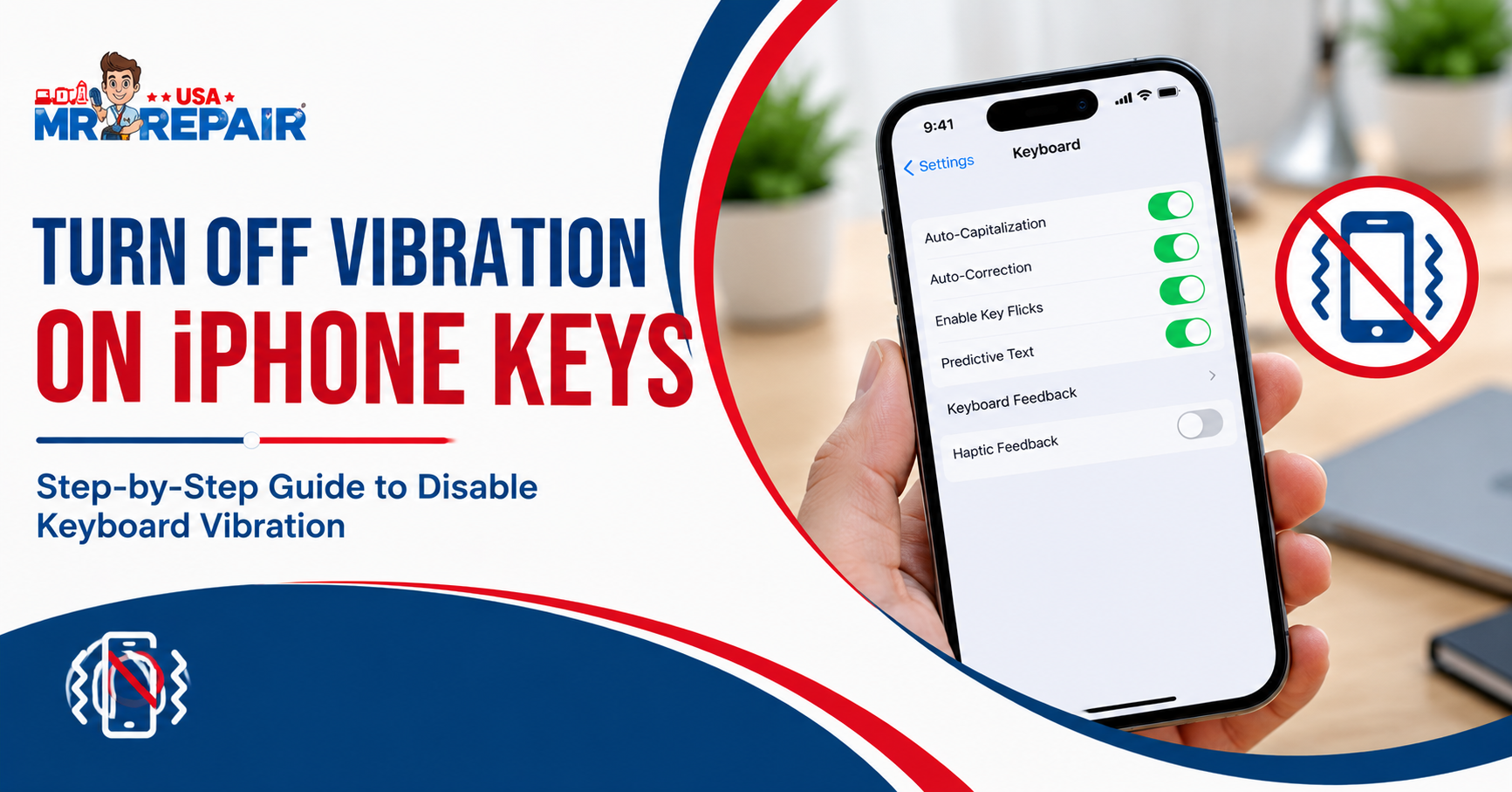 deactivate vibration on iPhone