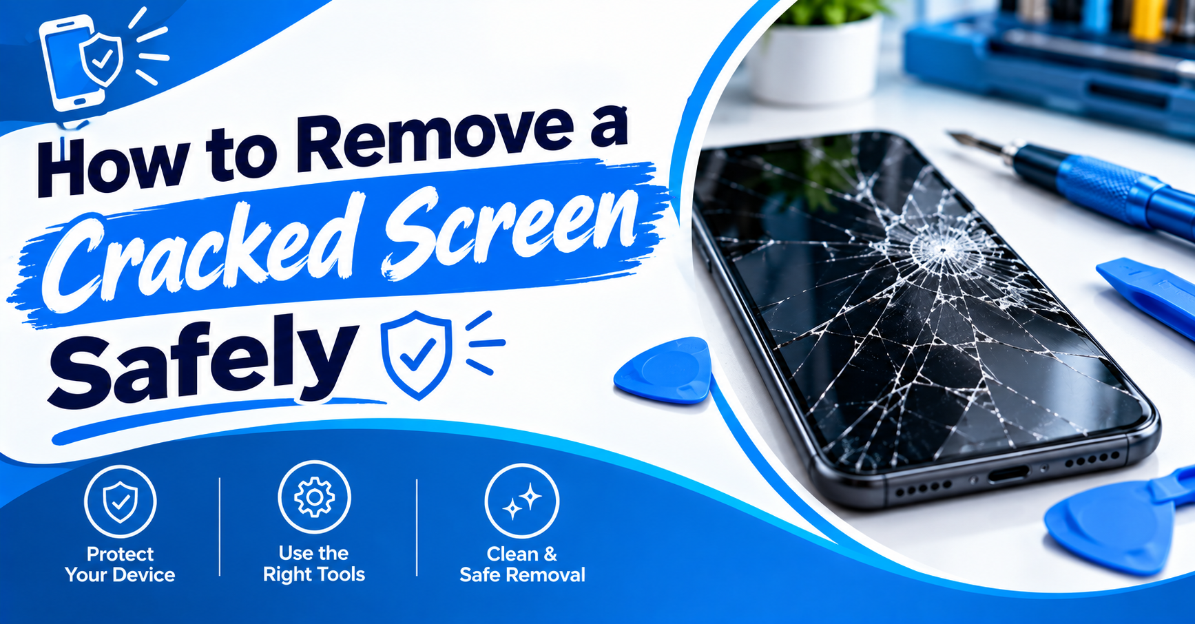 Remove a Cracked Screen
